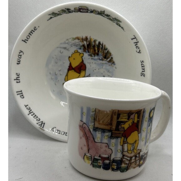 Royal Doulton Other - Royal Doulton Disney Winnie the Pooh Baby plate and handled mug 2 pieces 1997